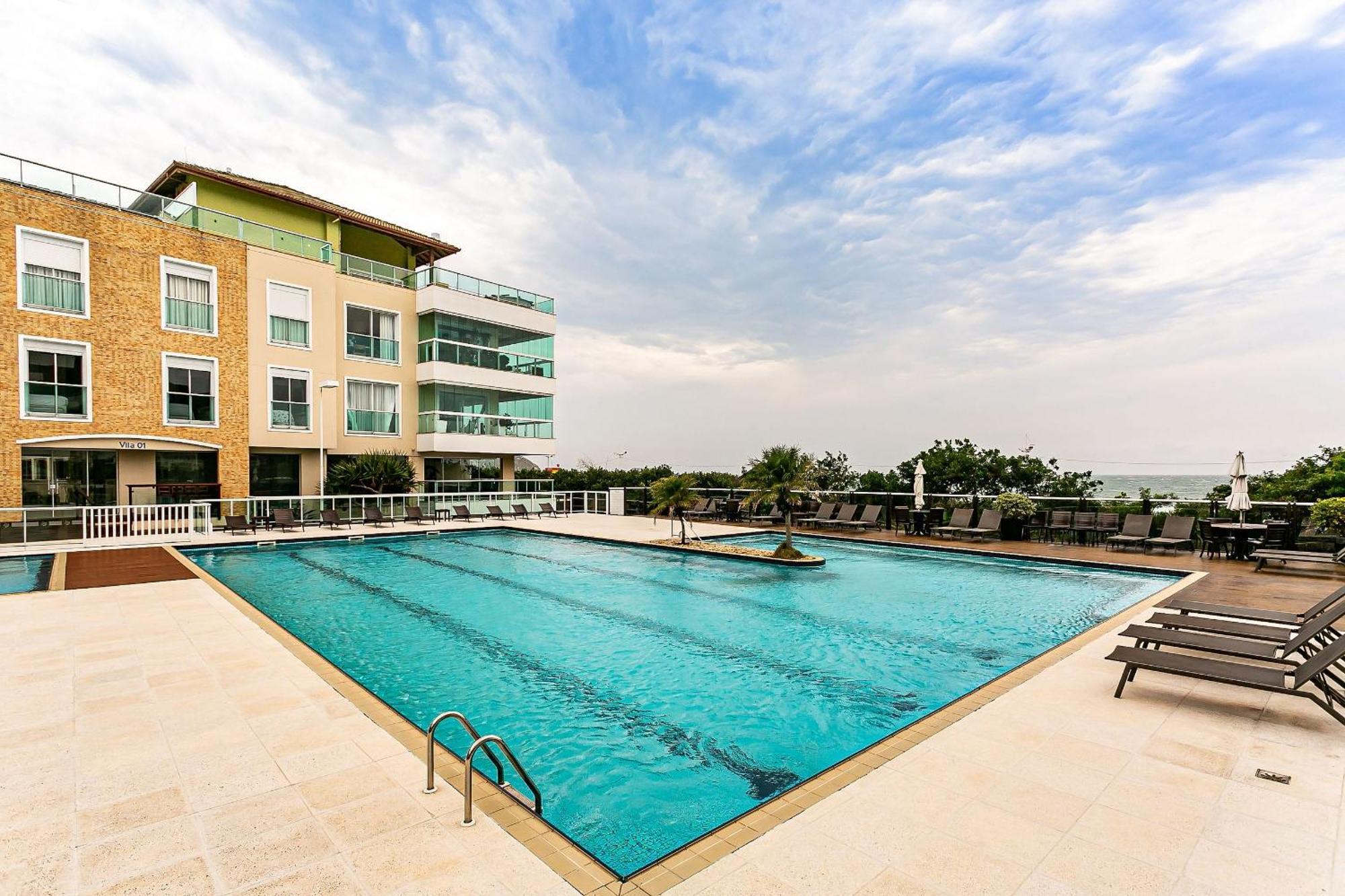 Apartamento Vista Mar | Sacada Ampla Com Churrasqueira #csa01d
